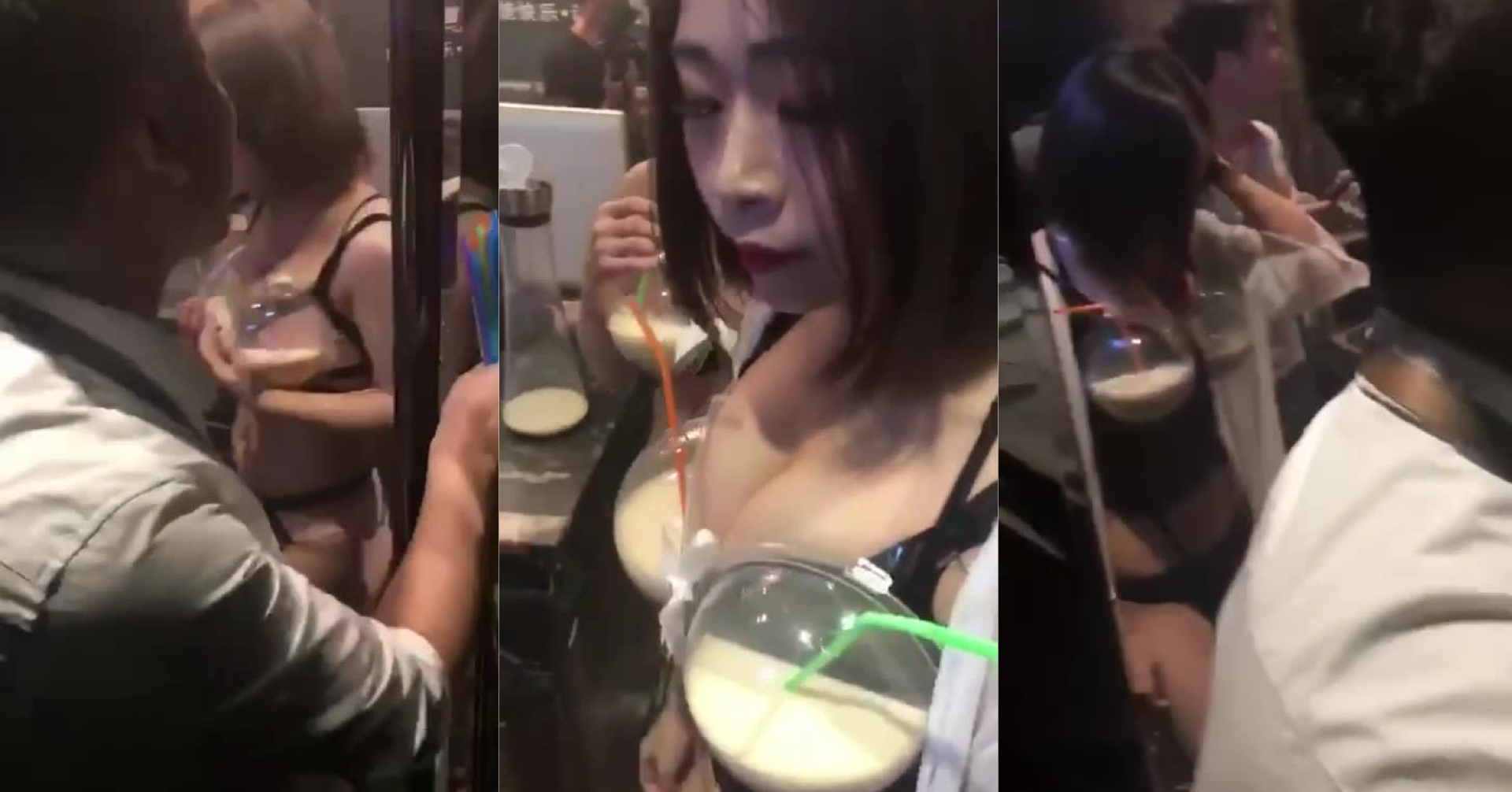 大陸意淫餐廳 性感服務員親自送餐