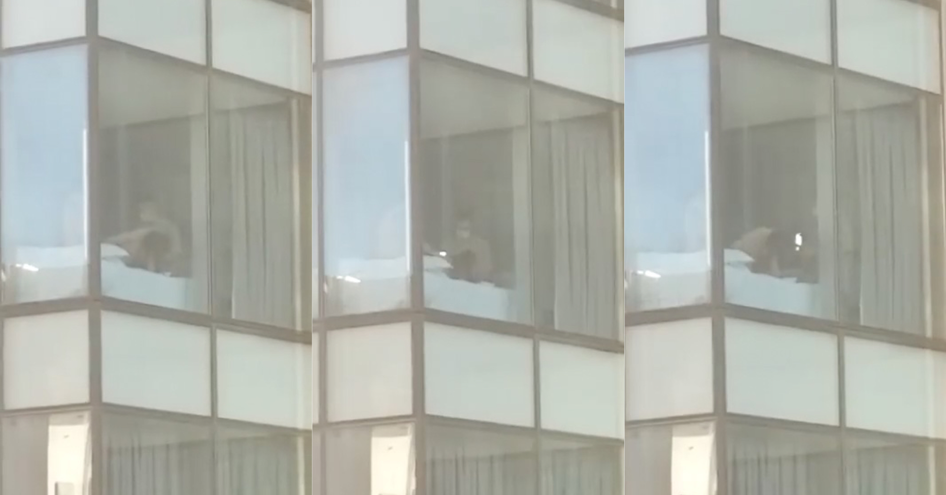 香港酒店二男一女拍本土三級片