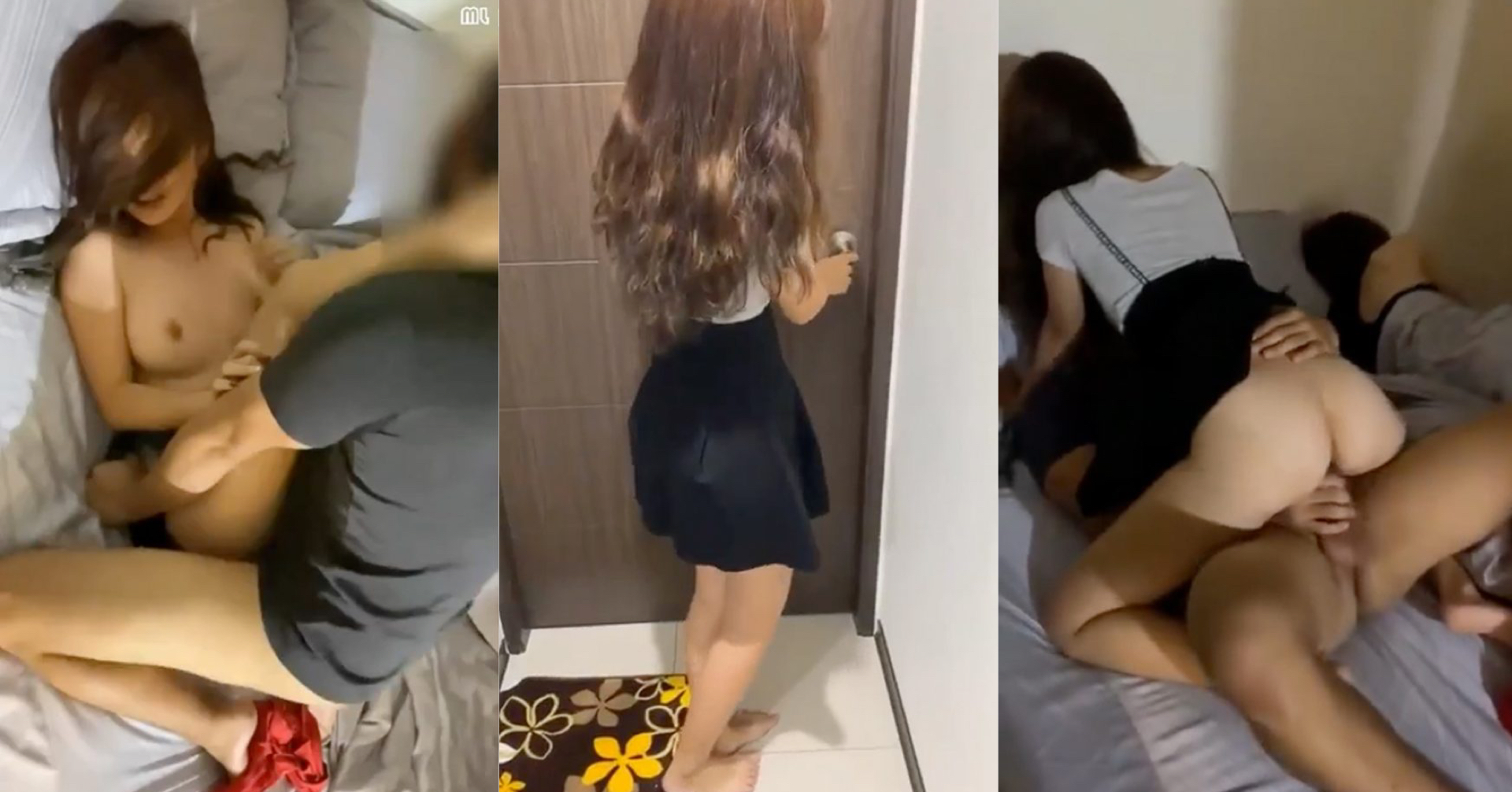 家姐突襲做愛 無視阿妹在旁熟睡