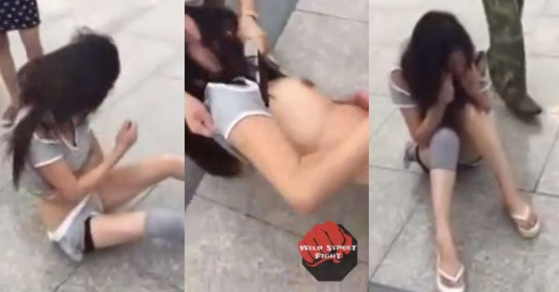 內地小三被圍抽 扯底褲胸圍乳房全露超羞辱