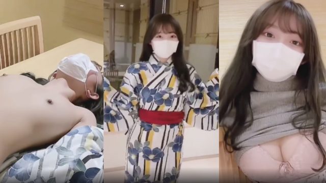 巨乳口罩女無套含腸性愛片