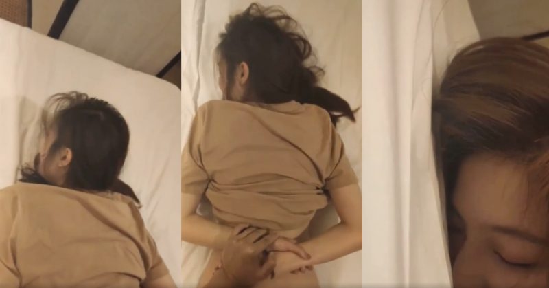 啡頭大眼港女 反手綁住後入插屁蛋